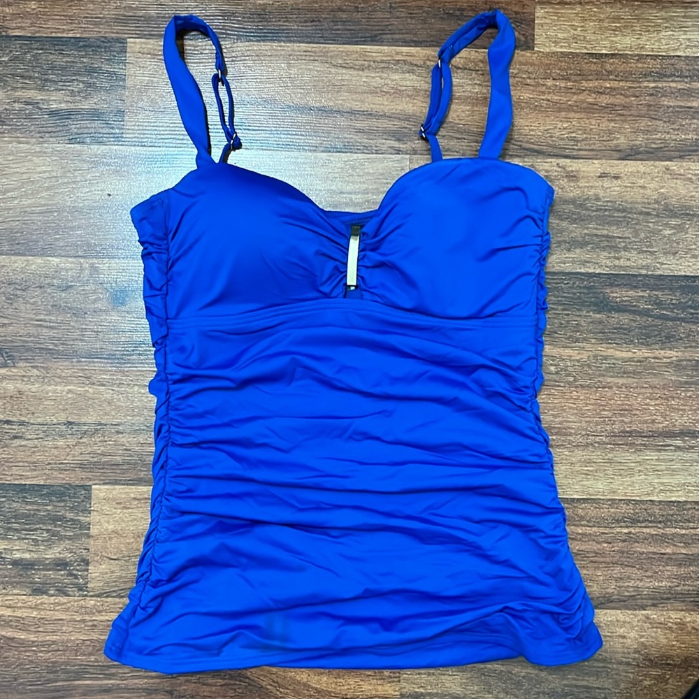 Tommy bahama royal blue tankini top size S
